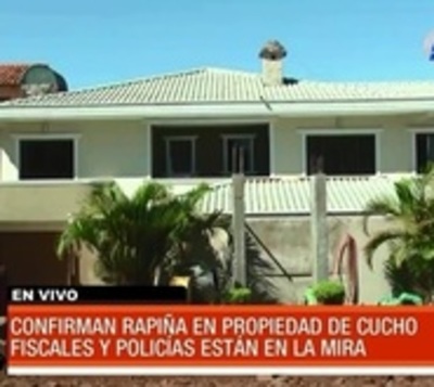 Confirman 'rapiña' a bienes de Cucho, investigan a policías y fiscales