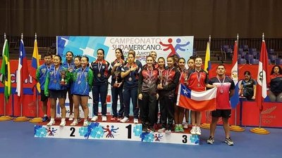 Paraguay se quedó con el bronce en tenis de mesa