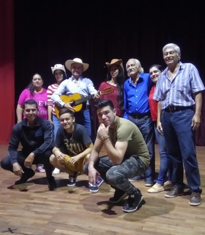 Obra "Mateo Gamarra y Delfina Servín" en el teatro de San Lorenzo
