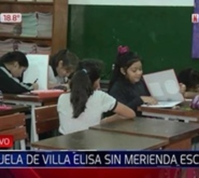 400 alumnos sin merienda escolar en Villa Elisa