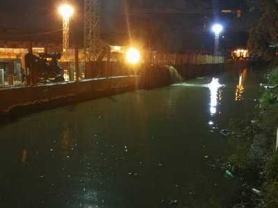 Parte de obras del puerto quedaron bajo agua