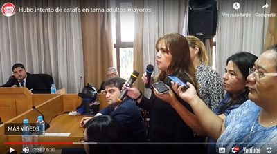 Hubo intento de estafa en tema adultos mayores