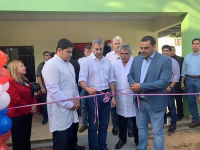 Jefe de Estado rehabilita Puesto de Salud en Canindeyú