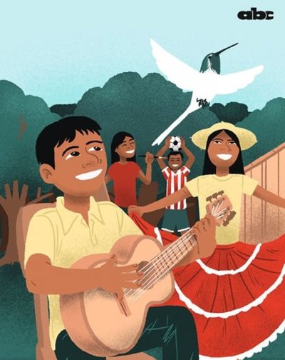 Picaflor blanco levanta vuelo