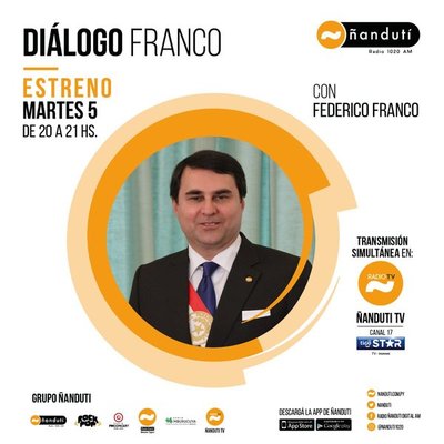 Diálogo Franco con la conducción de Federico Franco