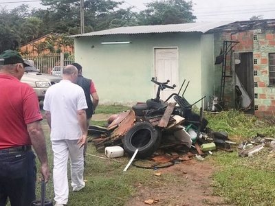 Intervienen Hospital Distrital de Limpio por mala disposición de basura