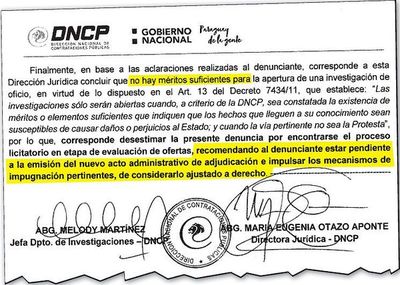 Denuncian ante DNCP supuesto modus operandi para violar pliego del MOPC