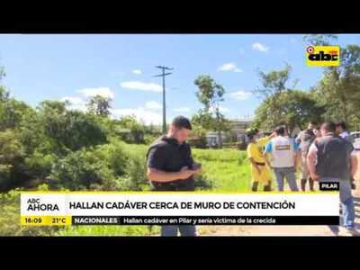 Pilar: Hallan cadáver cerca de muro de contención