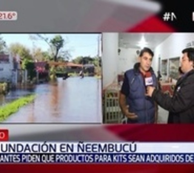 Crisis en la economía pilarense debido a la inundación