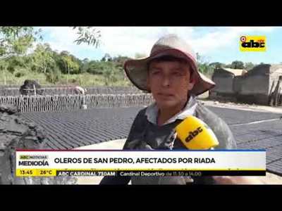 Oleros de San Pedro, afectados por riada