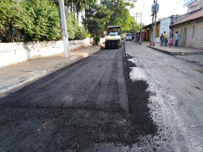 Inician recapado de calles en San Lorenzo