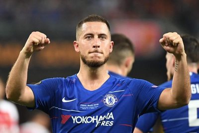 Hazard, el fan de Zidane