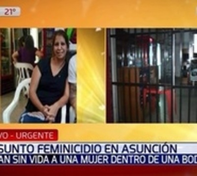 Hallan muerta a mujer en una bodega de Asunción