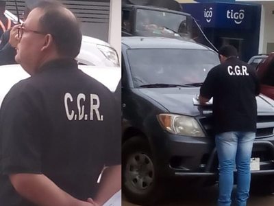 San Ignacio: Funcionarios de la C.G.R. realizan control sobre uso de vehículos del Estado