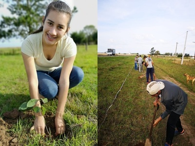 Jóvenes misioneros ya plantaron 1.000 arbolitos