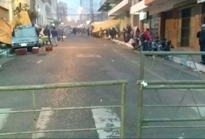 Bloqueos en el centro por manifestación