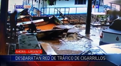 Desmantelan grupo que traficaba cigarrillos paraguayos al Brasil