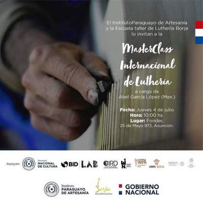 Este jueves se hará el Master Class Internacional de Luthería
