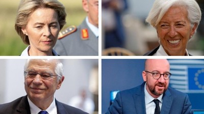 Úrsula Von der Leyen, Michel, Lagarde y Borrell, nuevos altos cargos de la UE