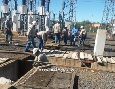 ANDE refuerza sistema eléctrico en Limpio