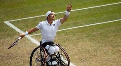 Gustavo Fernández gana en Wimbledon su tercer Grand Slam en silla de ruedas