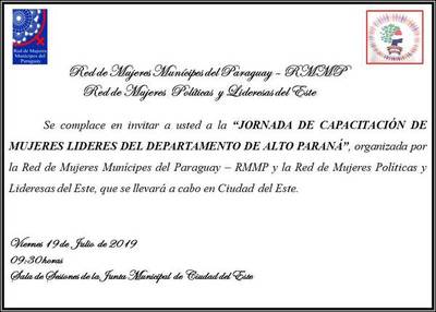Red de Mujeres capacitará a lideresas del Alto Paraná sobre el nuevo sistema electoral