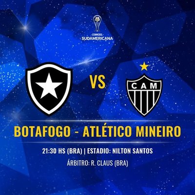 Botafogo y Atlético Mineiro en duelo de brasileños en Copa Sudamericana