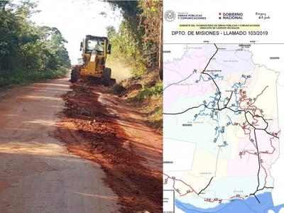 Misiones: Gobierno Nacional anuncia reparación de caminos vecinales ppor 10 mil millones de guaraníes