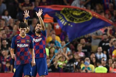 Luis Suárez le da el Gamper al Barça