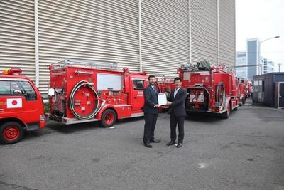 Japón dona a Paraguay carros para bomberos y ambulancias