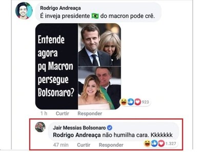 Bolsonaro se burla de la esposa de Macron y agudiza polémica entre Brasil y Francia