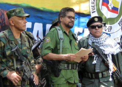 Líder disidente de las FARC anuncia nuevo levantamiento en armas