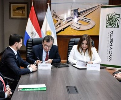 Acuerdan construcción de estación de servicios de Petropar en terreno de la EBY