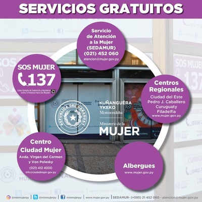 Ministerio cuenta con atención integral y gratuita para mujeres víctimas de violencia