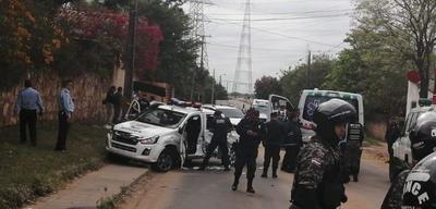 Balacera y rescate de jefe narco en la costanera de Asunción