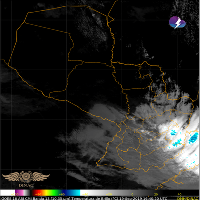 Alerta meteorológica para siete departamentos