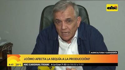 ¿Cómo afecta la sequía a la producción agrícola y ganadera?