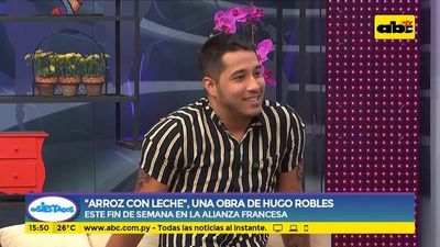 “Arroz con leche”, una obra de Hugo Robles