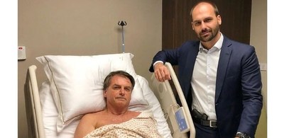 Eduardo Bolsonaro: "De niño jugué al policía y ladrón, y no me convertí en un bandido"