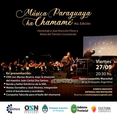 Preparan la cuarta edición del festival “La Música Paraguaya ha Chamamé”