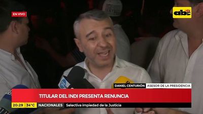 Titular del Indi presenta renuncia ante presión de indígenas