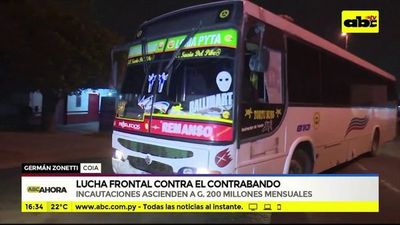 Lucha frontal contra el contrabando