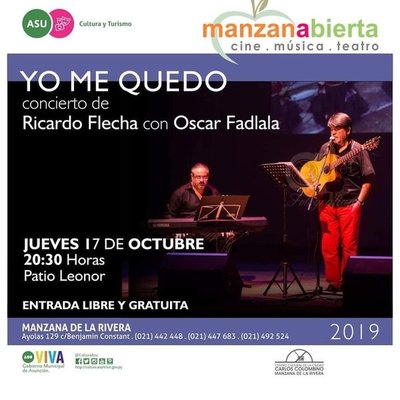 Ricardo Flecha presenta "Yo Me Quedo" en la Manzana de la Rivera