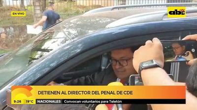 Detienen al director del penal de CDE