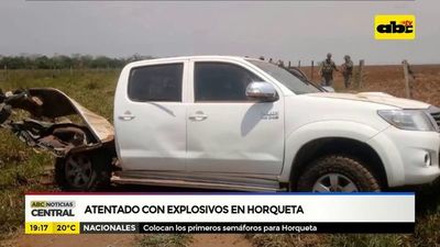 Atentado con explosivos en Horqueta