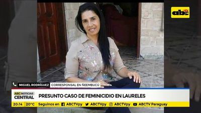 Presunto feminicidio en Ñeembucú