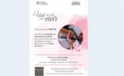 Realizarán cortes de pelo gratuito para confeccionar pelucas para mujeres con cáncer