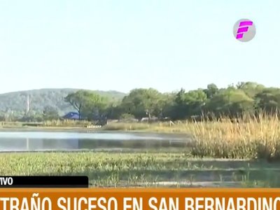 Hallan moto con dinero y buscan a joven en el lago Ypacaraí