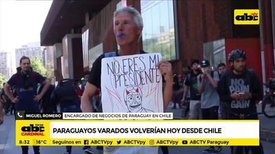 Paraguayos varados volverían volverían hoy desde Chile