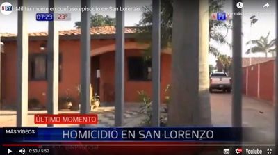 Barrio Mitai: Matan a un militar en un confuso episodio